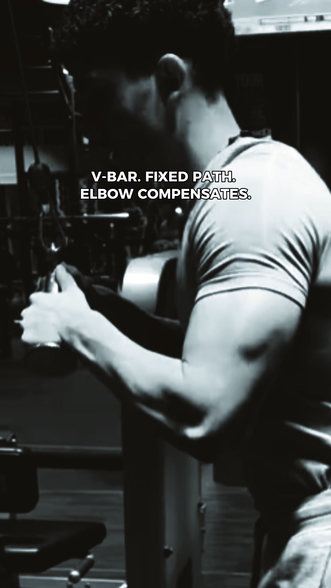 V-bar pushdowns shouldn't end at your elbow.