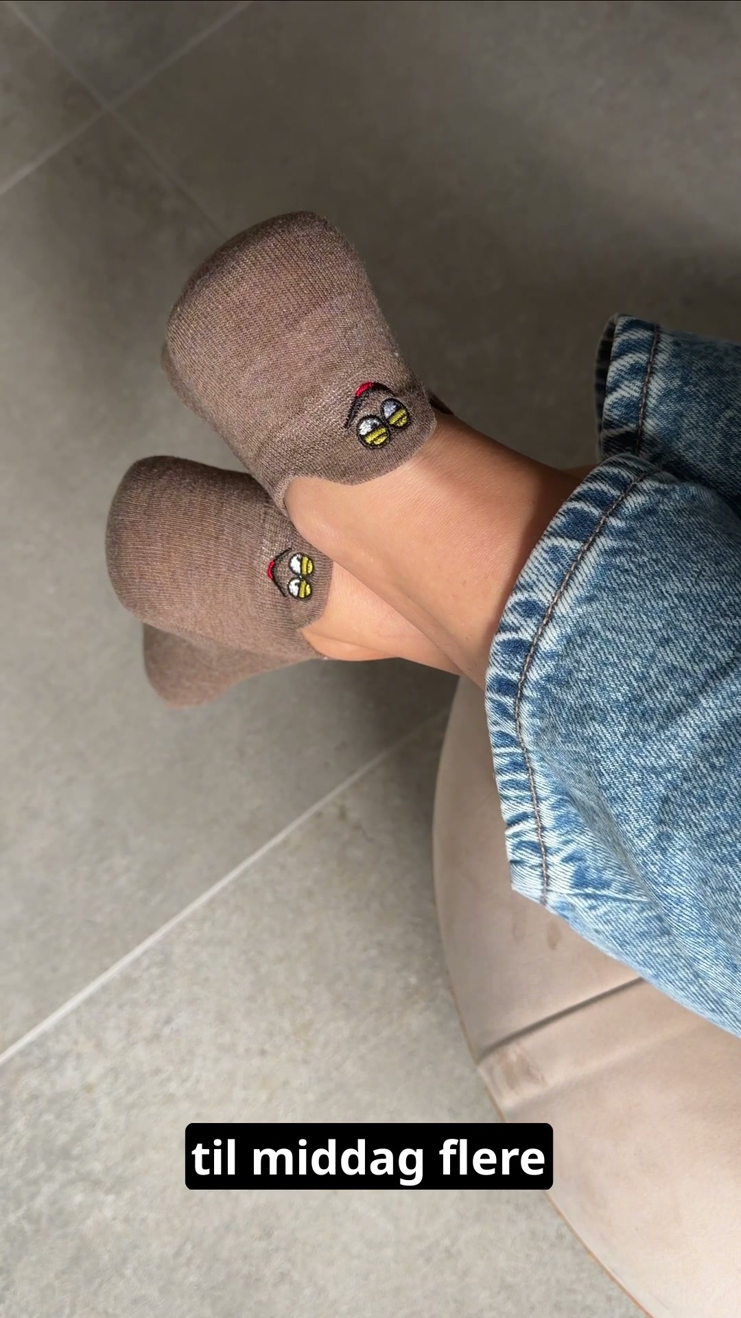 Slut med panikbuketten.