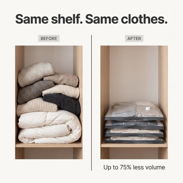 Same shelf, same clothes