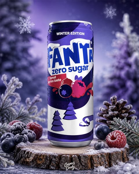 Fanta Zero Forest Berries