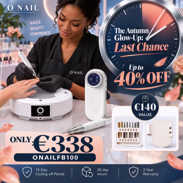 O Nail Autumn Glow-Up Sale | Up to 40% Off & Free €140 Kit