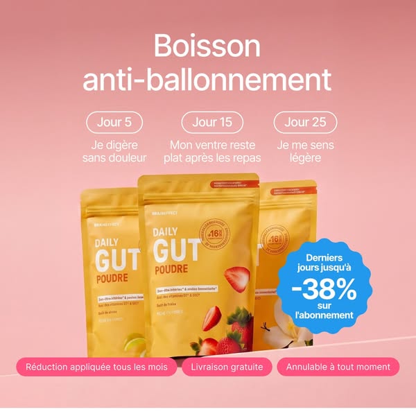 38% + port offert