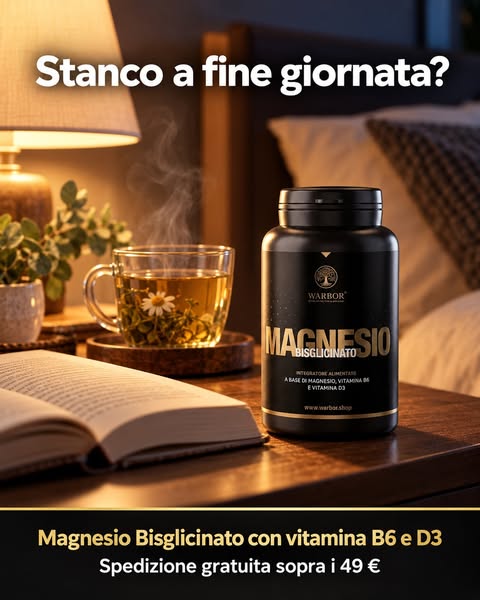 Magnesio Bisglicinato + B6 e D3