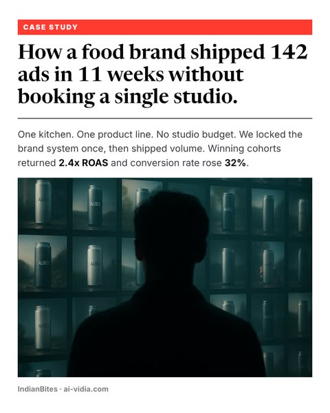142 ads in 11 weeks