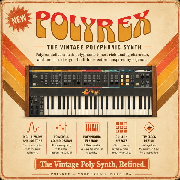 PolyRex: Vintage Polyphonic Synth