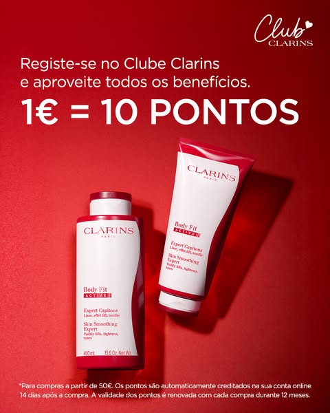 Registe-se no Club Clarins