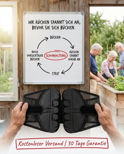 Rückenbandage geht weg wie warme Semmeln!