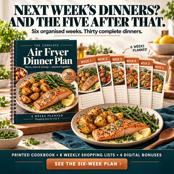 Six Weeks of Dinners, Already Planned