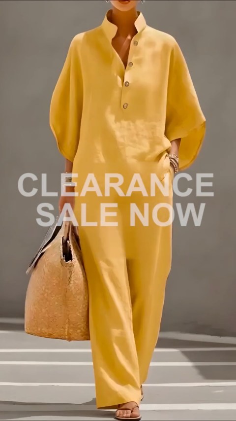 Women's Batwing Sleeve Two-Piece Set – Casual Shirt & Wide Leg Pants Outfit