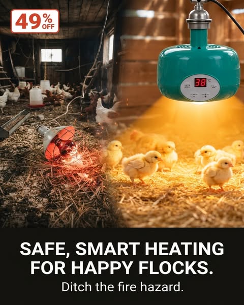 Livestock heating lamp