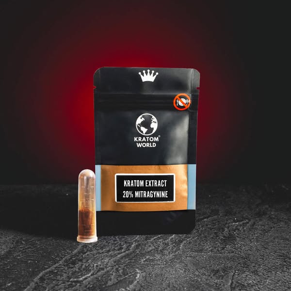 Kratom World Extracto de Kratom Espectro Completo 20%. 1G