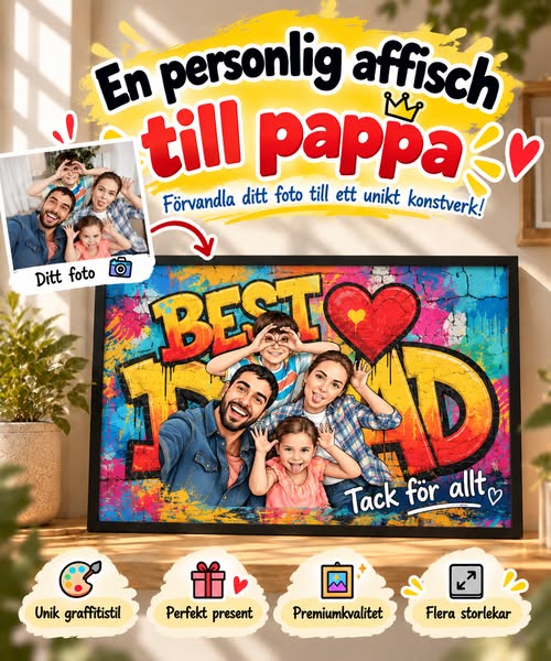 Skapa en unik present till pappa!