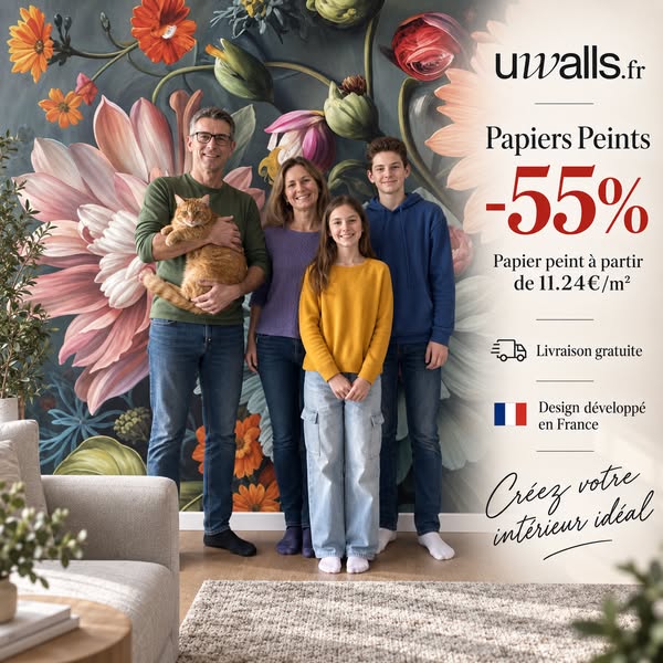 ‼ –40 % DE REMISE‼ PAPIERS PEINTS (€13)