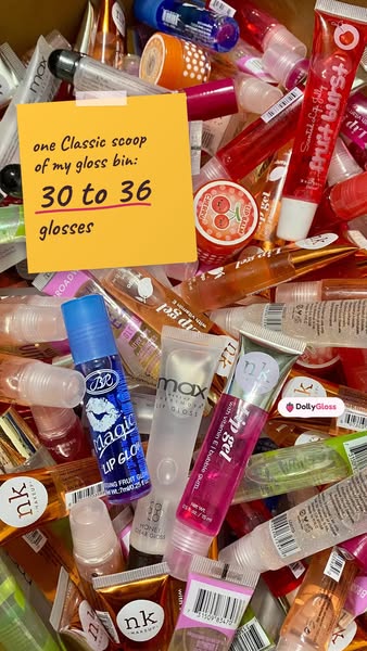 30 to 36 glosses per scoop