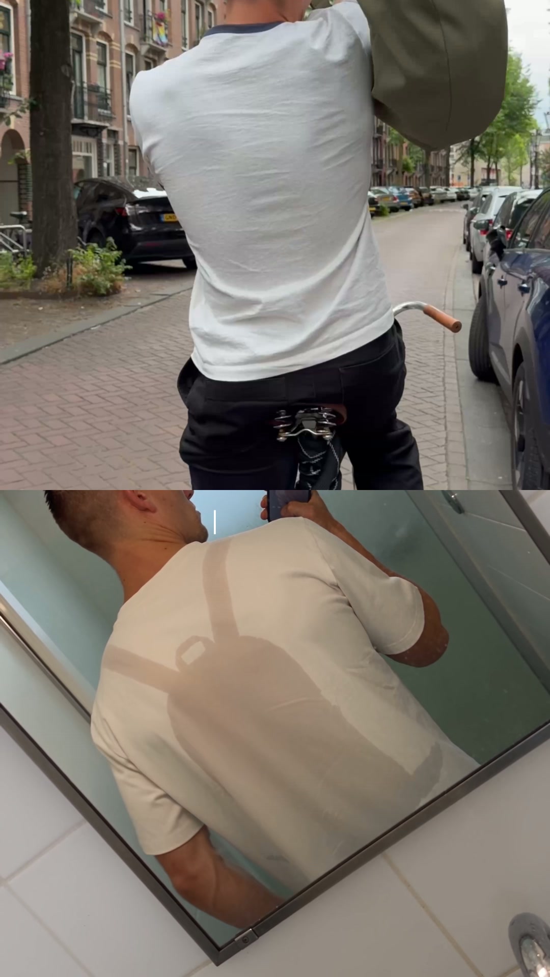 No bag. No sweat. No backpack.