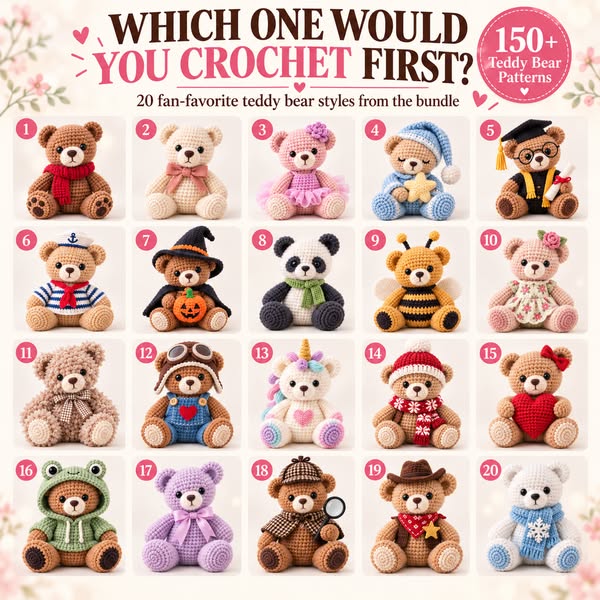 150+ Adorable Teddy Designs