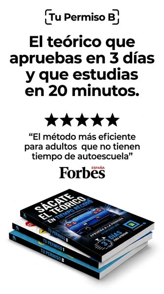 El 96% aprueba a la primera. 20 minutos al día. Sin autoescuela.