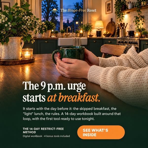 The urge starts earlier than 9 p.m.