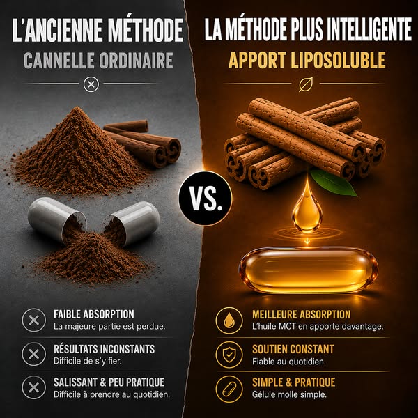 Cannelle de Ceylan 7200 mg + Huile MCT