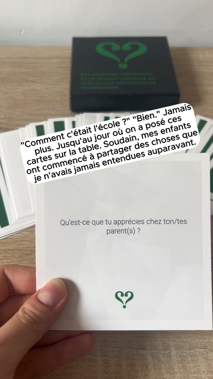 "Bien." Jusqu'à ce qu'on tire ces cartes.