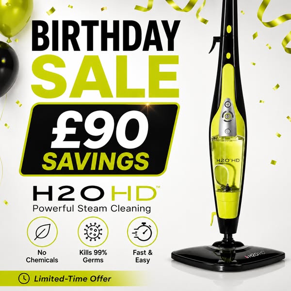 H2O HD Steam Cleaner