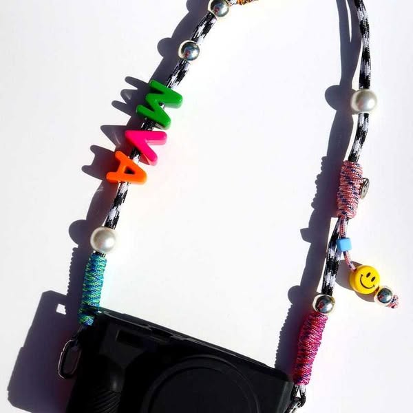 Personalized Handmade Camera Strap, Customizable, Colorful, Funky, Trendy