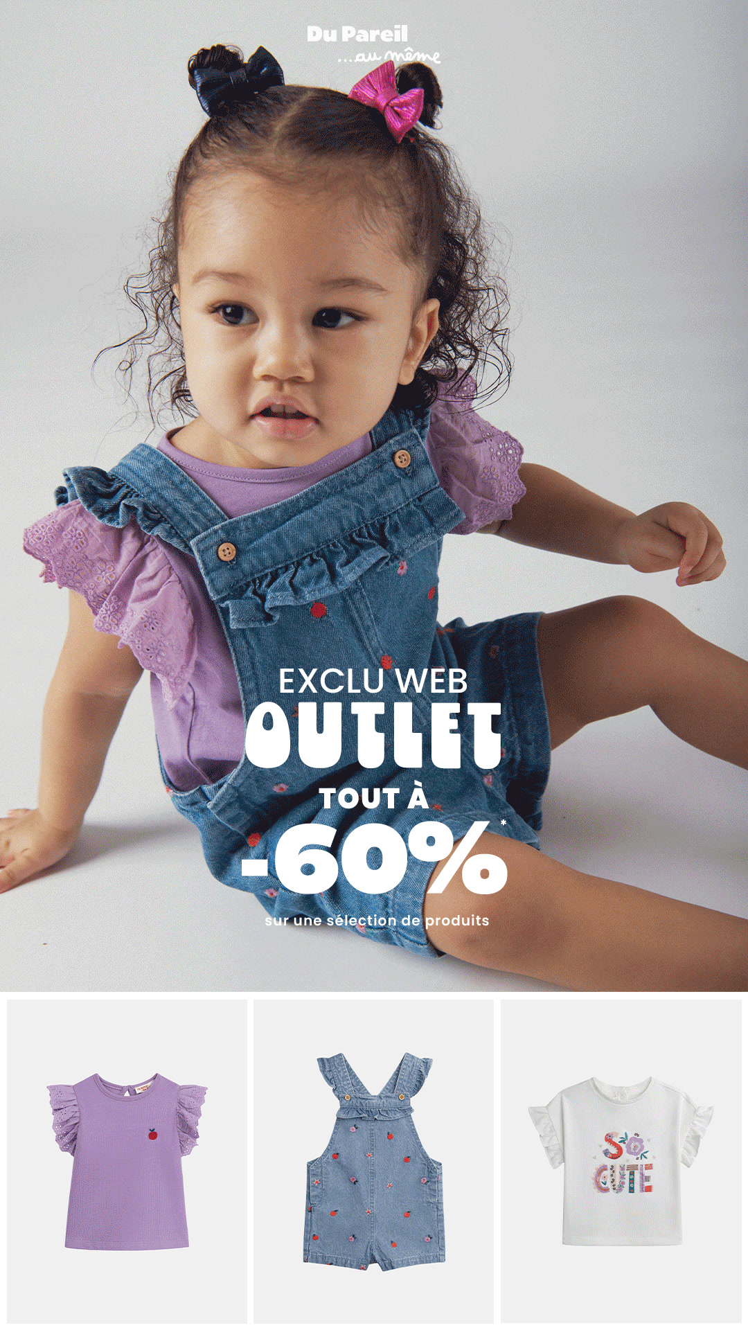 Outlet Exclu Web BB Fille