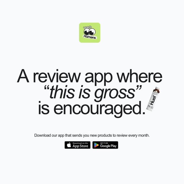 Download our app that sends you new products to review every month.