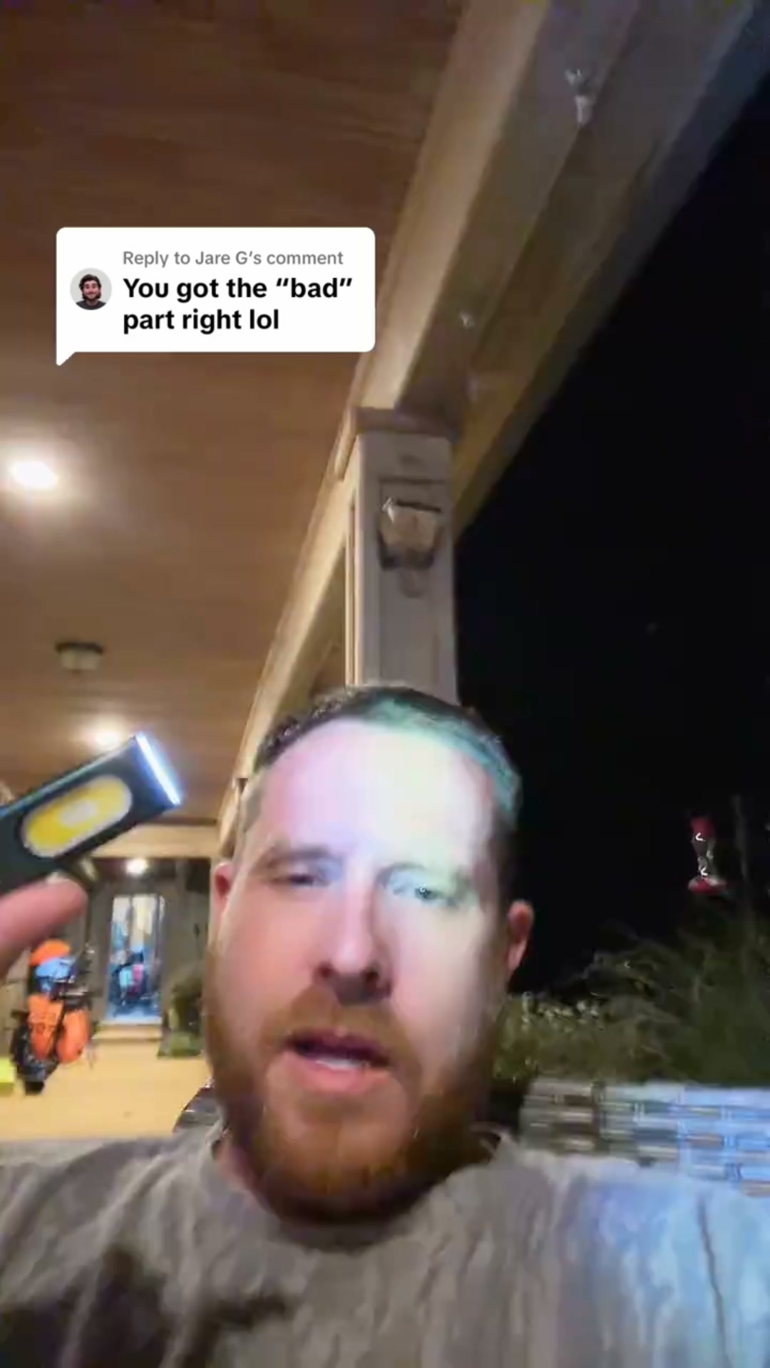YOUR FLASHLIGHT IS TOO BIG.