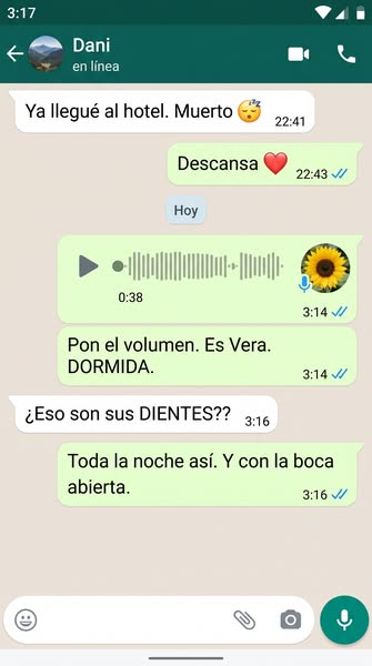 ¿Eso son sus dientes?
