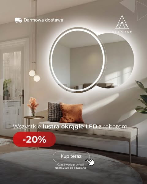 Lustra okrągłe LED -20%