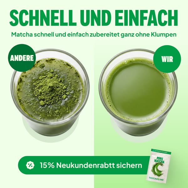 Vorteile von Bio Matcha Grüntee entdecken