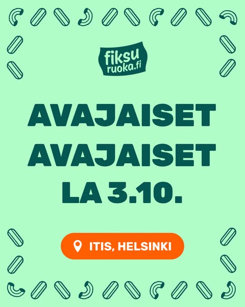 Anúncio de Fiksuruoka.fi