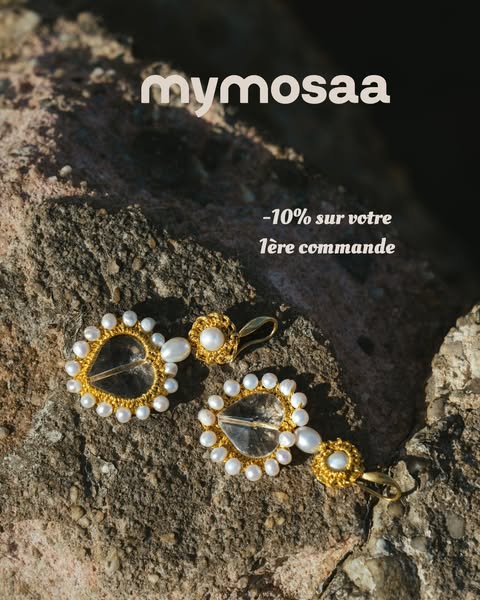 Offrez Mymosaa avec 10% de remise sur votre 1ère commande