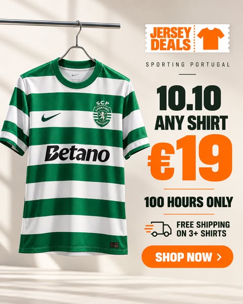 Football Shirts from €19.90 | Jersey Deals