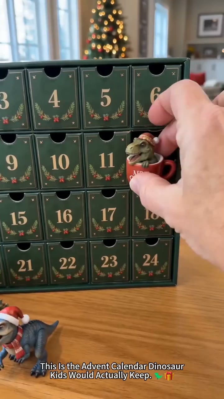 24 Days of Dinosaur Christmas Advent Calendar