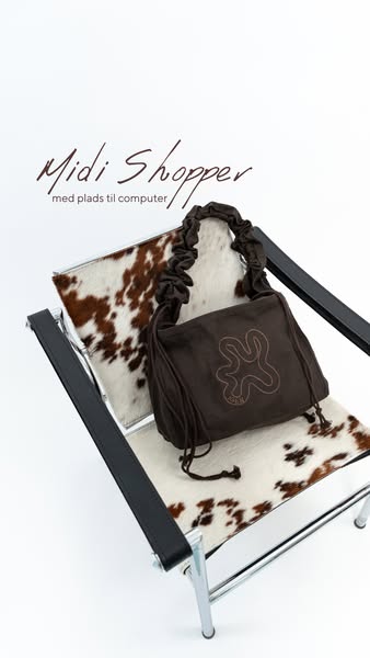 Brown Midi Shopper