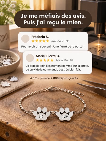 Porte-le avec toi. Partout. Pour toujours.