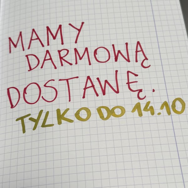 Darmowa dostawa Tylko do 14.10.