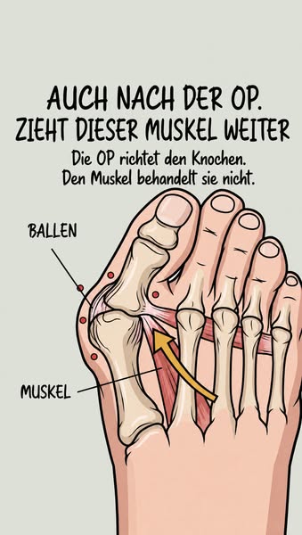 Deinen Ballen in den Griff bekommen. Ohne OP.