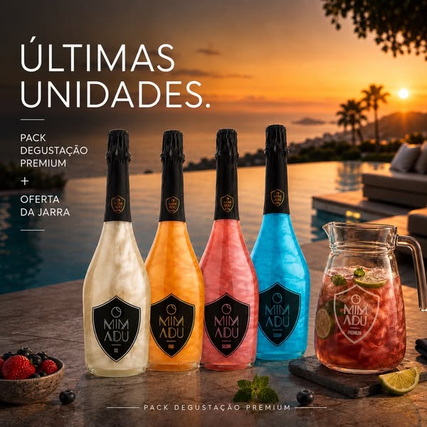 Pack Degustação Premium + Oferta da Jarra Pack Degustação Premium + Oferta JarraPack Degustação Premium + Oferta da Jarra - O Mimadu