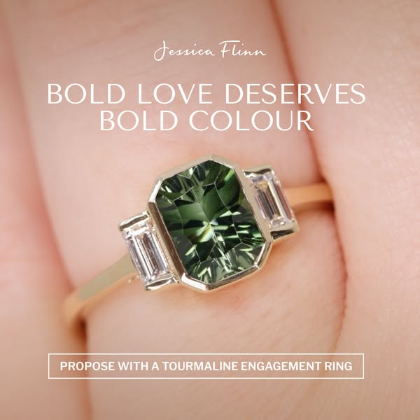 Not your typical engagement ring. That's the point.