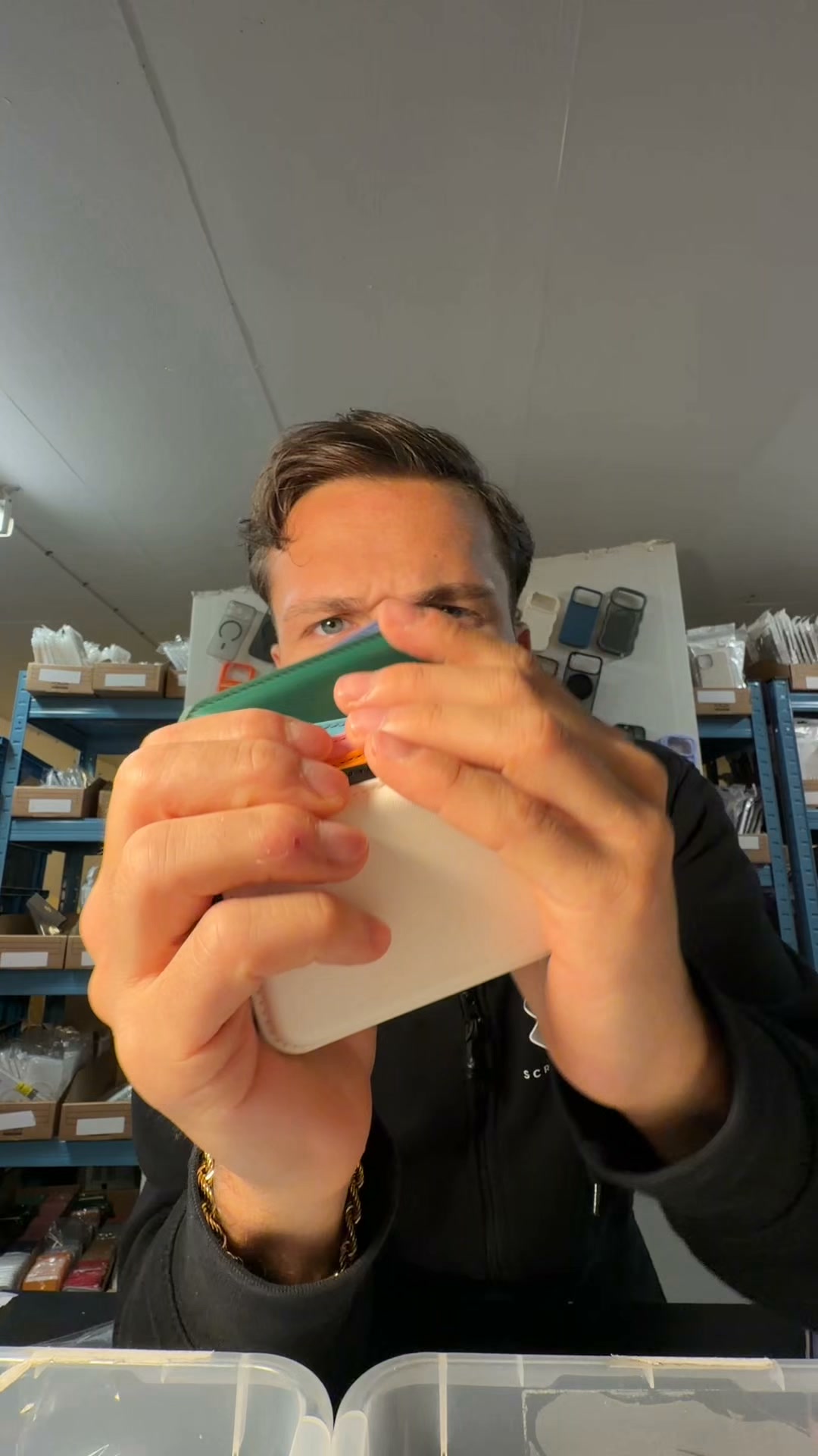 MagSafe Magnetisk Korthållare - Svart