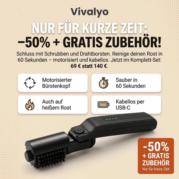 Deinen Grill in 5 Minuten sauber | 50% Rabatt