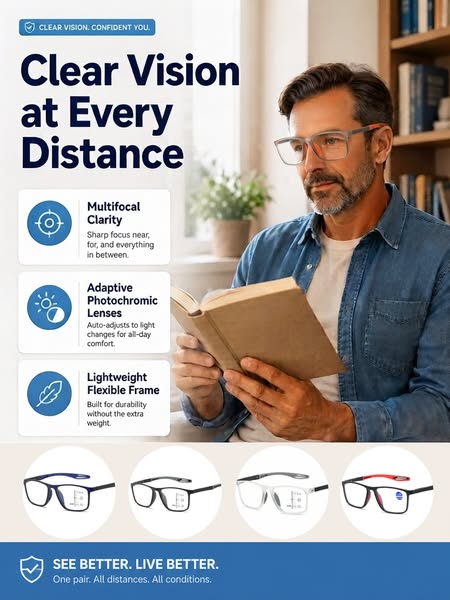 Visionsync Multifocal Glasses [Adaptive Technology]