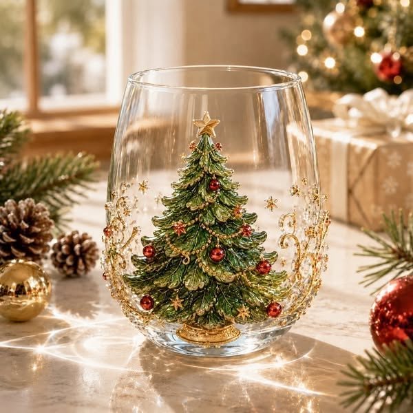 Cup Collection Magical Christmas 3D Glass