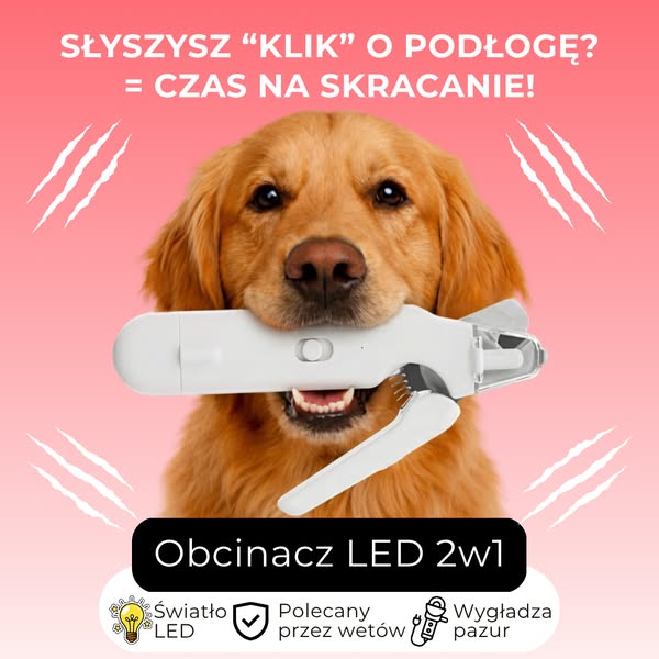 Koniec stresu przy obcinaniu pazurów!