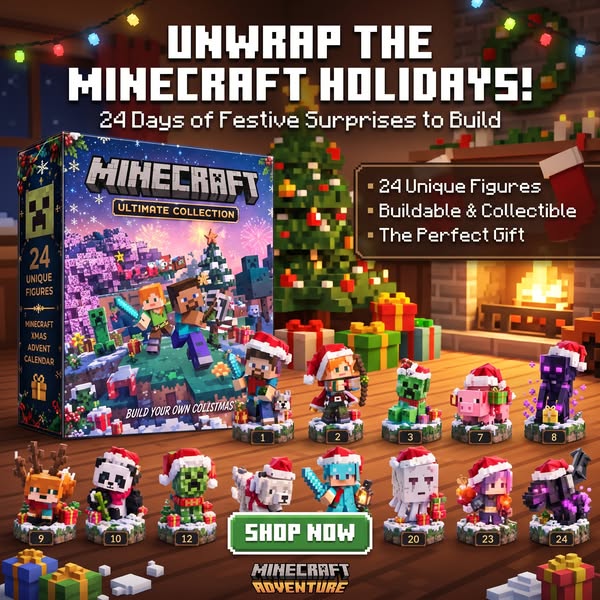 24 Days of Minecraft Christmas Surprises!