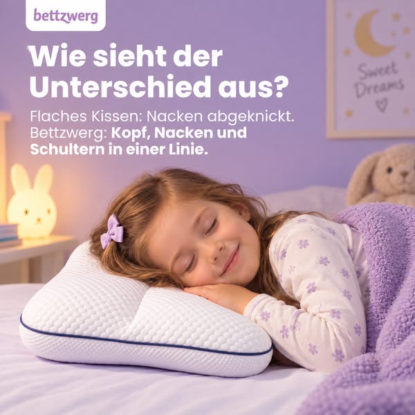 Das Kinderkissen, das mitwächst.