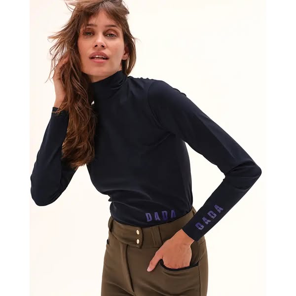 Consul - T-Shirt technique col montant d'équitation